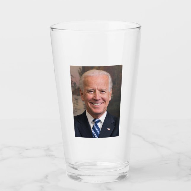 Joe Biden Porträtt Photo Glaskopp (Framsida)
