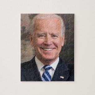 Joe Biden Porträtt Photo Pussel