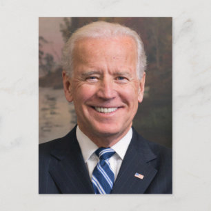 Joe Biden Porträtt Photo Vykort