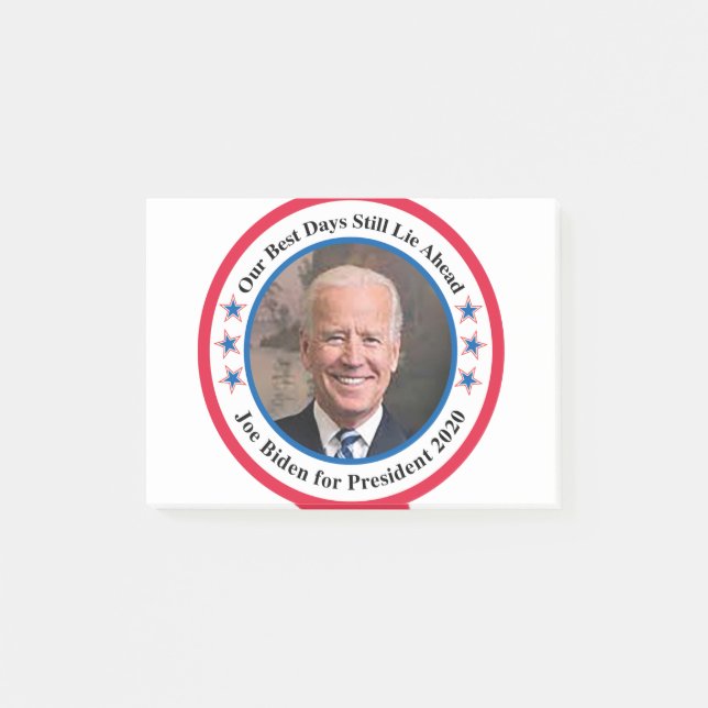 Joe Biden Post-it Block (Framsida)
