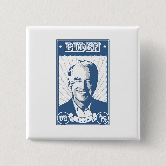 JOE BIDEN POSTER KNAPP (Framsida)