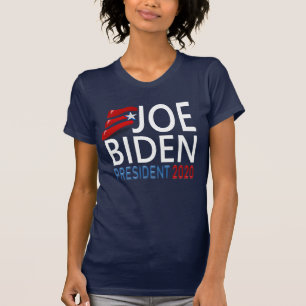 Joe Biden President 2020 Röd blått text T Shirt