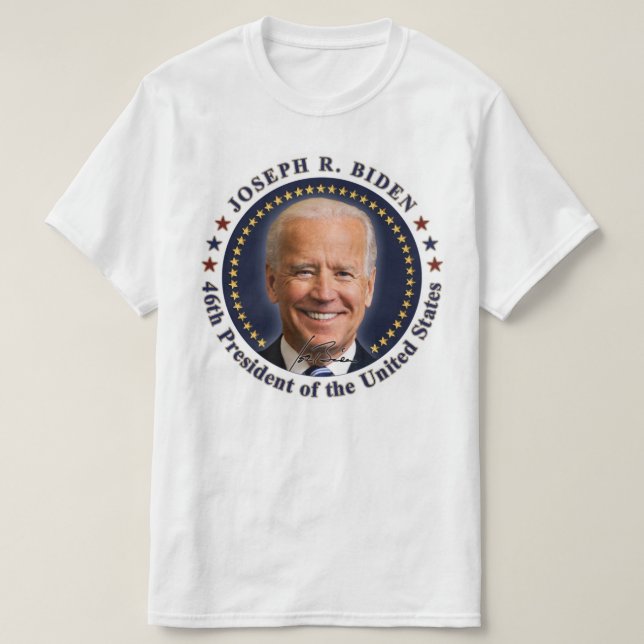 Joe Biden President Invigningsdag Souvenir T Shirt (Design framsida)
