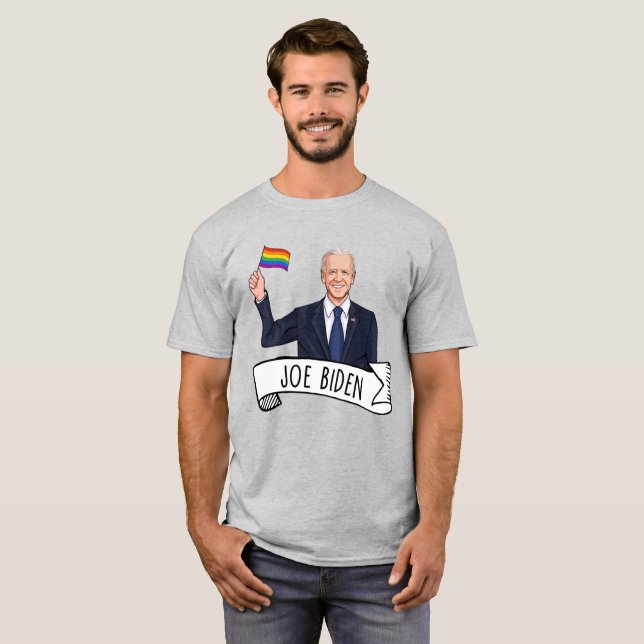 Joe Biden-Pridet T Shirt (Hel framsida)