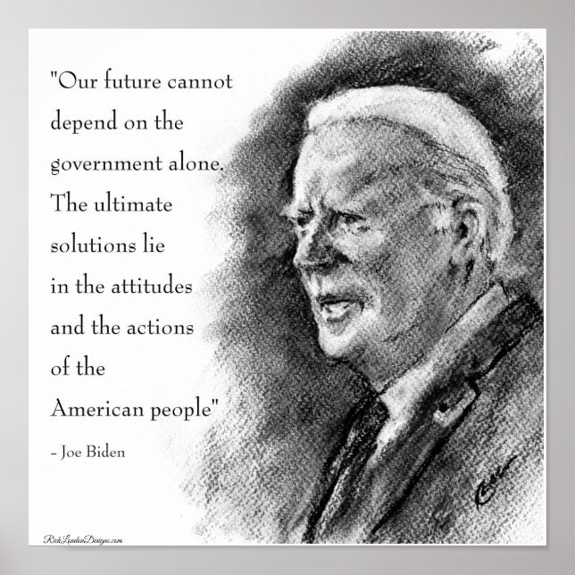 Joe Biden & Quote Poster (Framsidan)