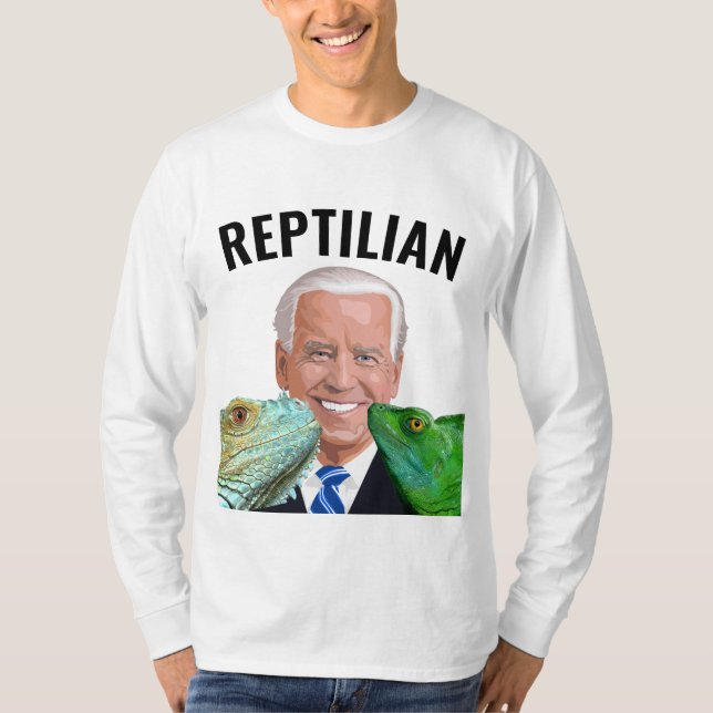 JOE BIDEN REPTILIAN FUNNY T-SHIRTS (Framsida)