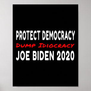 Joe Biden Roliga föremål mot Donald Trump i efterh Poster