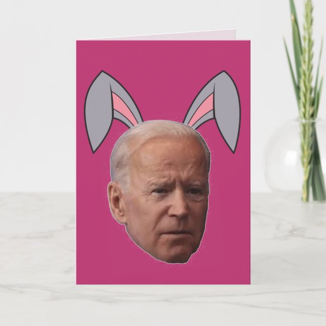 JOE BIDEN ROLIGA PÅSKKORT KORT (Framsida)