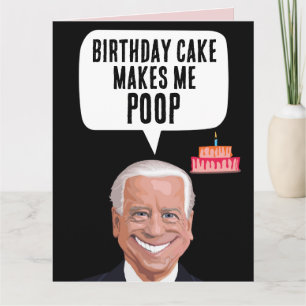 JOE BIDEN ROLIGT FÖDELSEDAGSKORT KORT