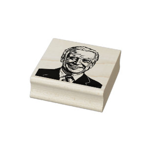 Joe Biden Rubber Frimärke Stämpel