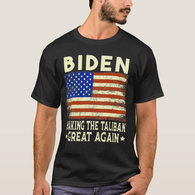 Joe Biden Skapar Ta-li-bannans Underbar igen USA F T Shirt (Framsida)