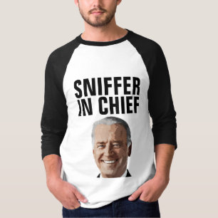 JOE BIDEN SNIFFER IN CHIEF FUNNY T-SHIRTS TEES