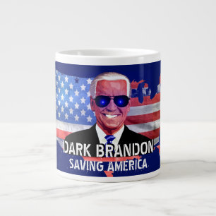Joe Biden som Mörk Brandon Giant Coffee Mugg Jumbo Mugg