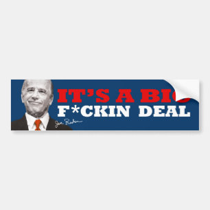 Joe Biden STOR AFFÄR Bildekal