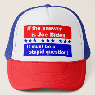Joe Biden Stupid-fråga Keps