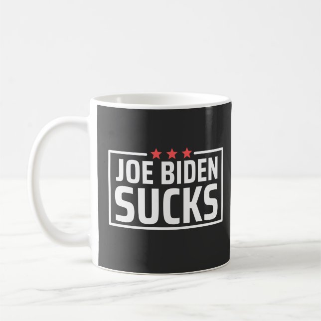 joe Biden Sucks Kaffemugg (Vänster)