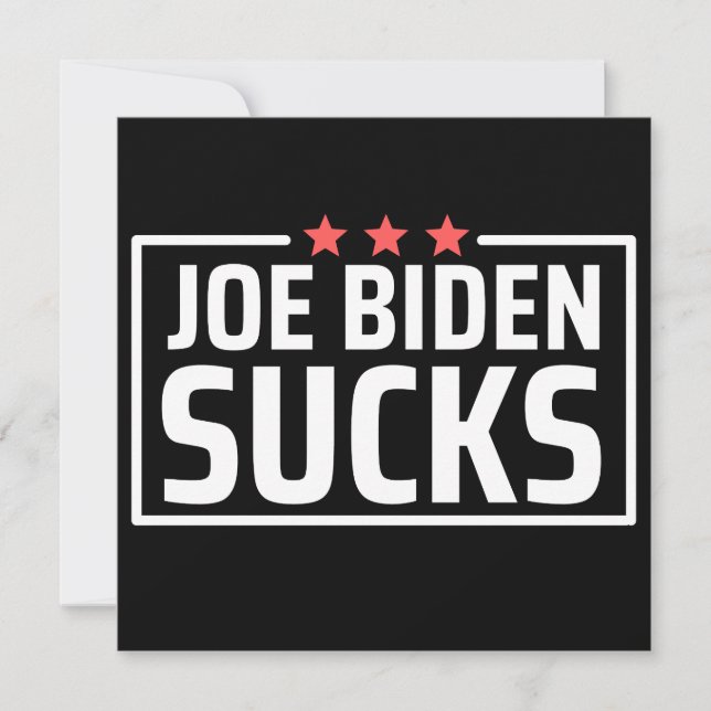 joe Biden Sucks Spara Datumet (Framsida)