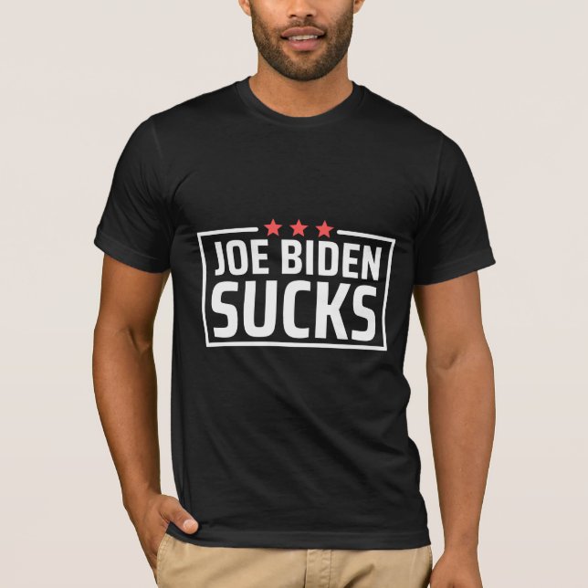 joe Biden Sucks T Shirt (Framsida)