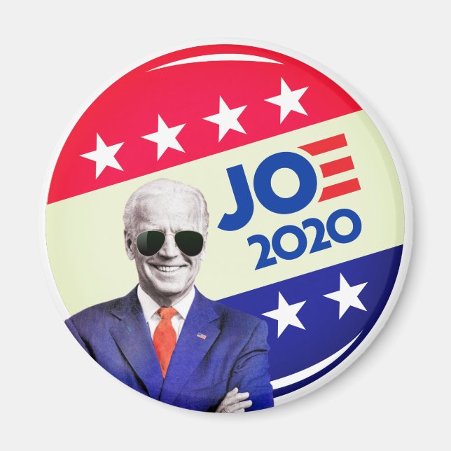 Joe Biden Sunglasses 2020 Presidentval Magnet (Framsidan)