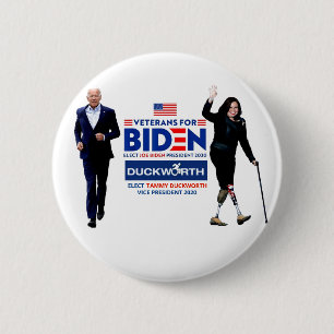 Joe Biden/ Tammy Duckworth 2020 Knapp