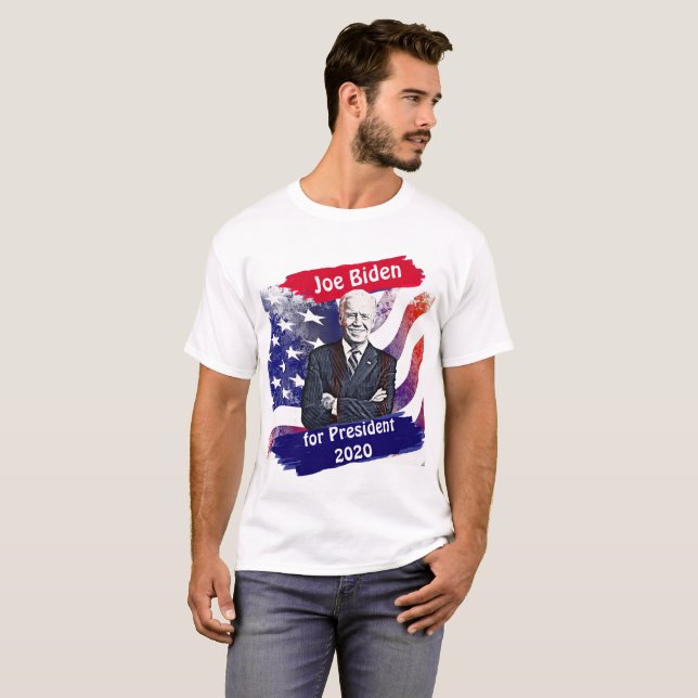 Joe Biden till president 2020 T Shirt (Hel framsida)