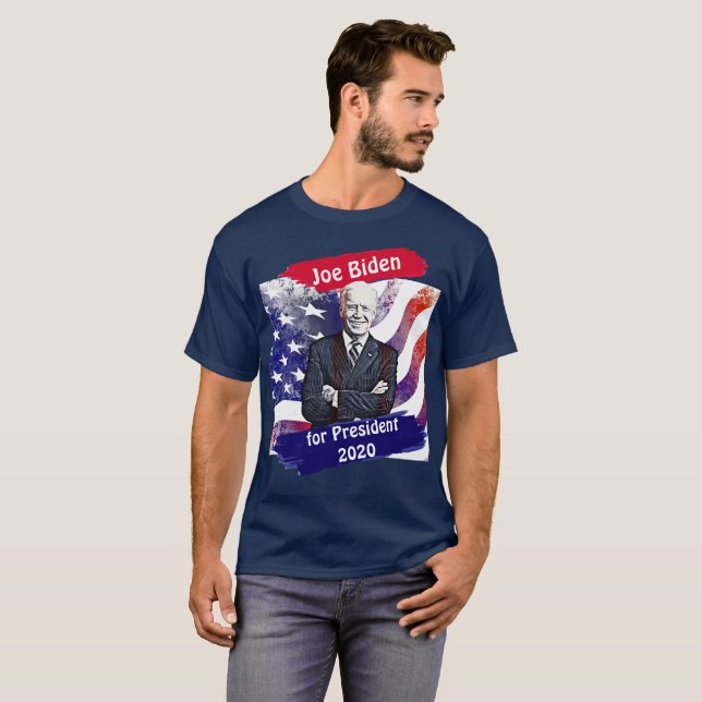 Joe Biden till president 2020 T Shirt (Hel framsida)