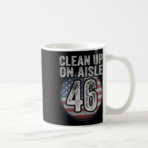 Joe Biden Trump 2024 Back America Clean Up on Aisl Kaffemugg