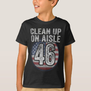 Joe Biden Trump 2024 Back America Clean Up on Aisl T Shirt
