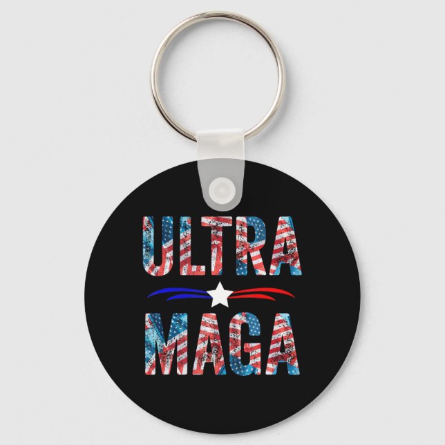 Joe Biden Ultra Maga  Nyckelring (Framsida)