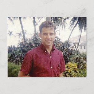 Joe Biden unge hett stilized Vykort