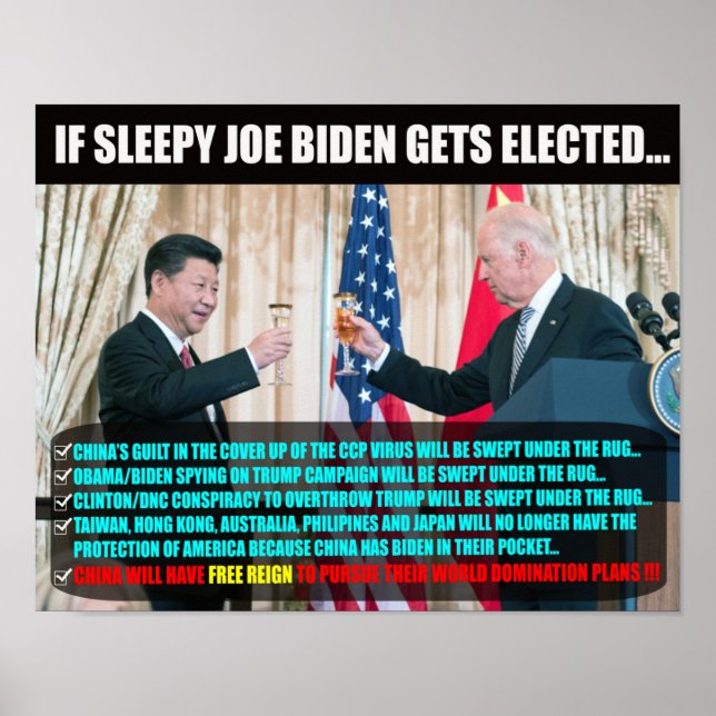 JOE BIDEN VALECTION POSTER (Framsidan)