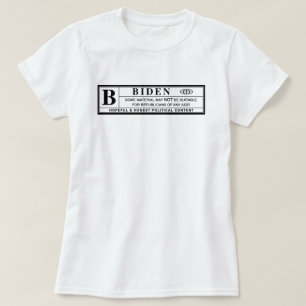 Joe Biden-varningsetikett T Shirt