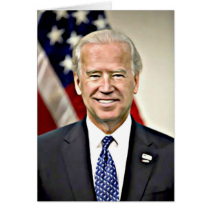 Joe Biden Vice talman Demokrat Memorabilia Hälsningskort