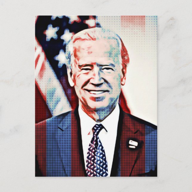 Joe Biden Vice talman Demokrat Postcard Vykort (Framsida)