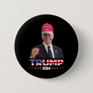 Joe Biden Wearing A Trump Hat 1 Knapp