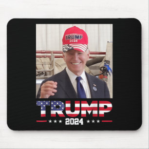 Joe Biden Wearing A Trump Hat Musmatta