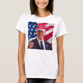 Joe biden Wearing A Trump Hat T Shirt