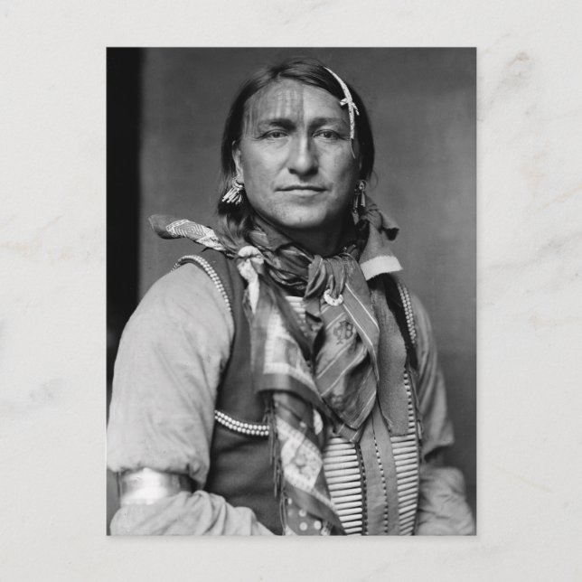 Joe Black Fox, 1900 Vykort (Framsida)