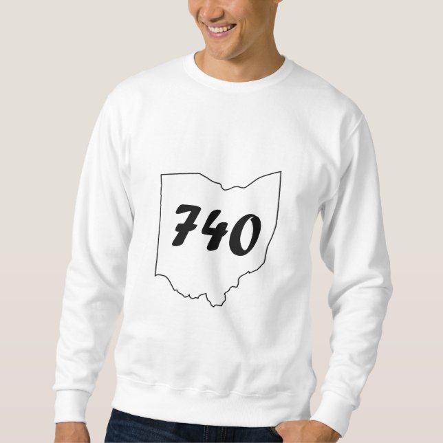 joe burrow 740 Ohio shirt Lång Ärmad Tröja (Framsida)