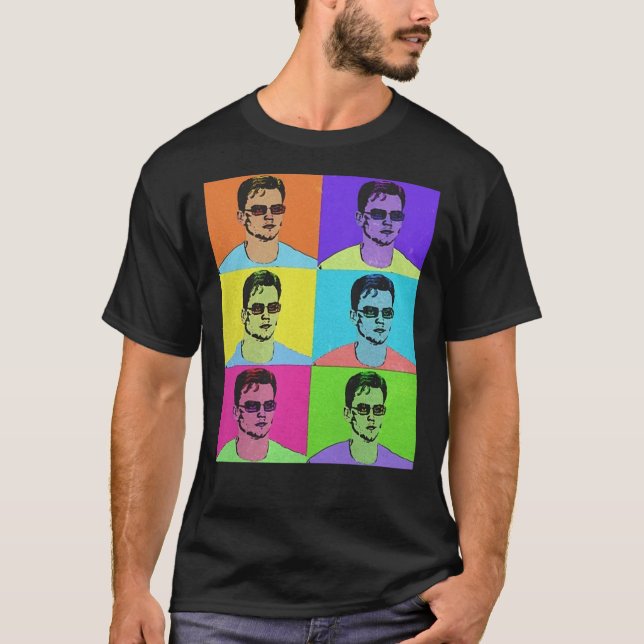 Joe Burrow Colorful Painting Art   T Shirt (Framsida)