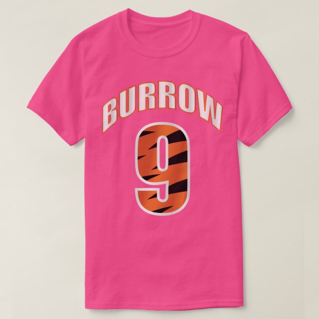 Joe Burrow logotyp T Shirt (Design framsida)