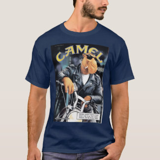 Joe Camel Motorcykel Aktiv retro T Shirt