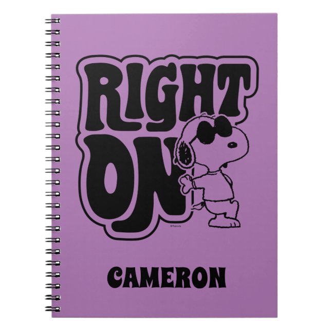 Joe Coola - Höger på Anteckningsbok (Framsidan)