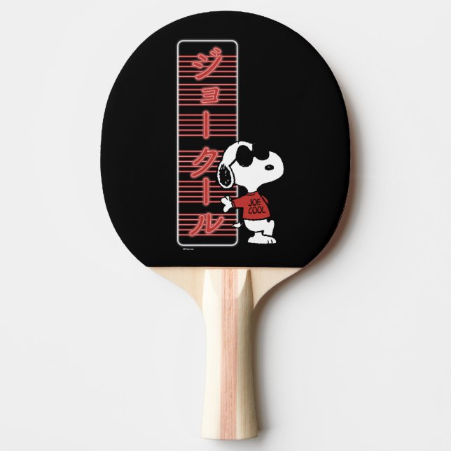 Joe Coola Japanskt Neon Ljus Pingisracket (Framsidan)