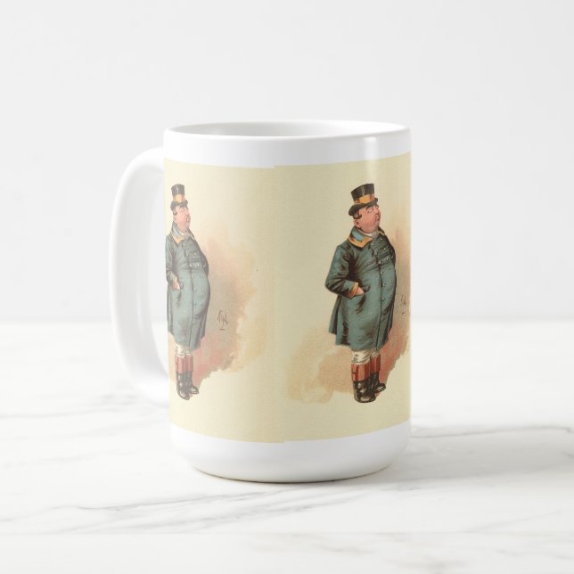 Joe (den Tjock pojken) Kyd, Dickens Pickwick  Kaffemugg (Framsida vänster)