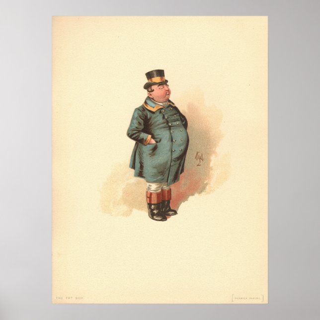 Joe (den Tjock pojken) Kyd, Dickens Pickwick  Poster (Framsidan)