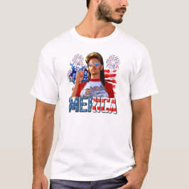 Joe Dirt Merica Funny 4:e juli Independence day T Shirt