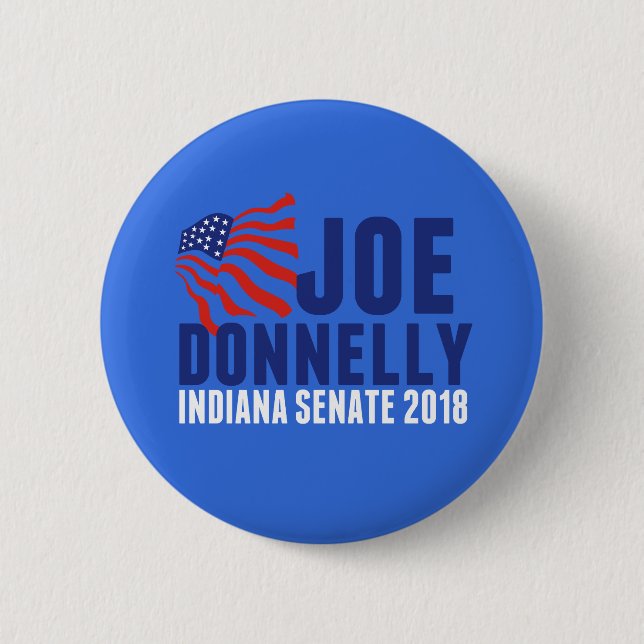 Joe Donnelly för Indiana Senate 2018 Knapp (Framsida)