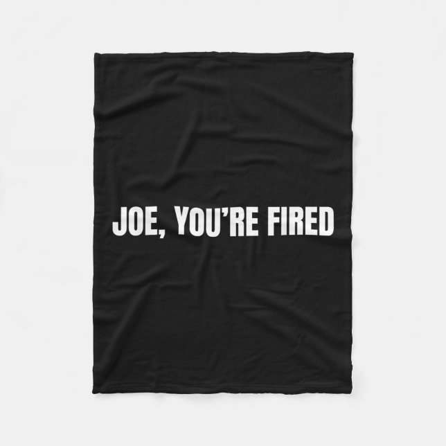 Joe, du är förstörd _ Funny Donald Trump-citat Hum Fleecefilt (Framsidan)