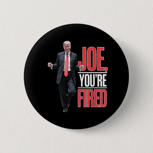 Joe, du är utbränd - Lustigt trumpdancing Meme Knapp (Framsida)